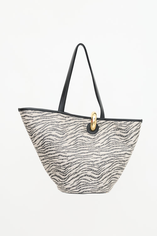 Jacquemus Woven Patterned Bambola Tote