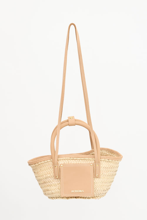 Jacquemus Woven Small Soli Bucket Bag