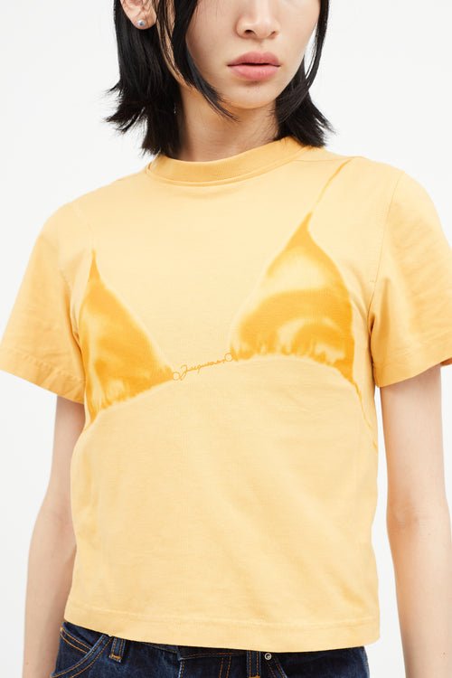 Jacquemus Yellow Bikini T-Shirt