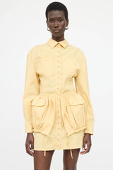 Jacquemus La Robe Cueilette Drawstring Dress