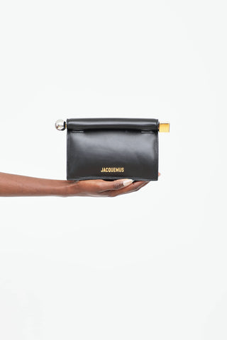 JacquemusLeather The Rond Carré Clutch