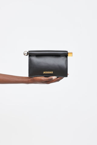 Jacquemus Leather The Rond Carré Clutch