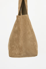 James Perse Suede Tote Top Handle Bag