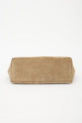 James Perse Suede Tote Top Handle Bag