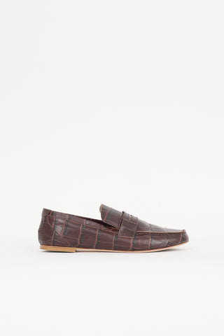 Jamie Haller Embossed Leather Loafer