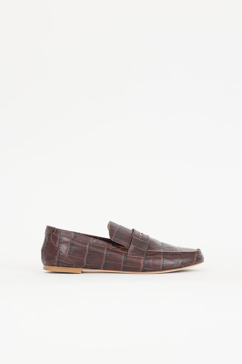 Jamie Haller Embossed Leather Loafer
