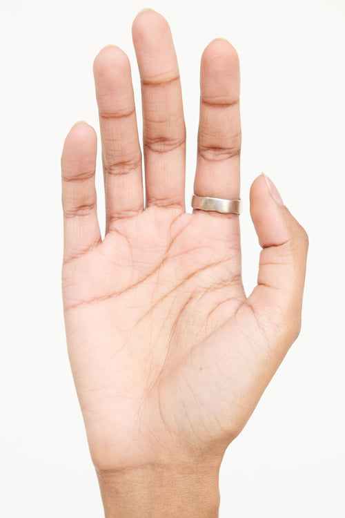 Jamie JosephSterling Silver 14K Yellow Gold Hematite Ring