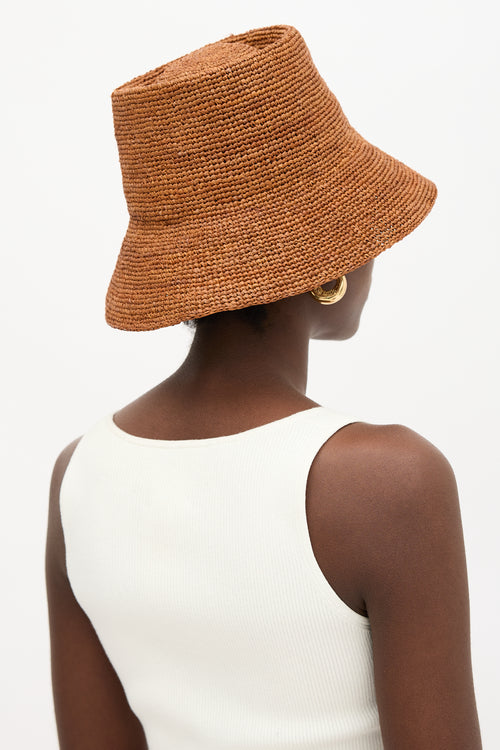 Janessa Leoné Raffia Felix Bucket Hat
