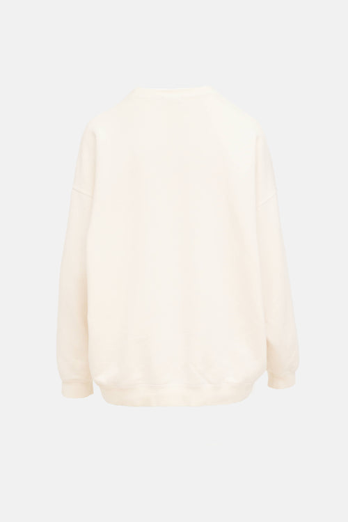  Velvet Underground Print Sweatshirt