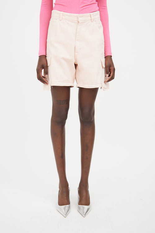 Jacquemus Pink Convertible Cargo Trouser