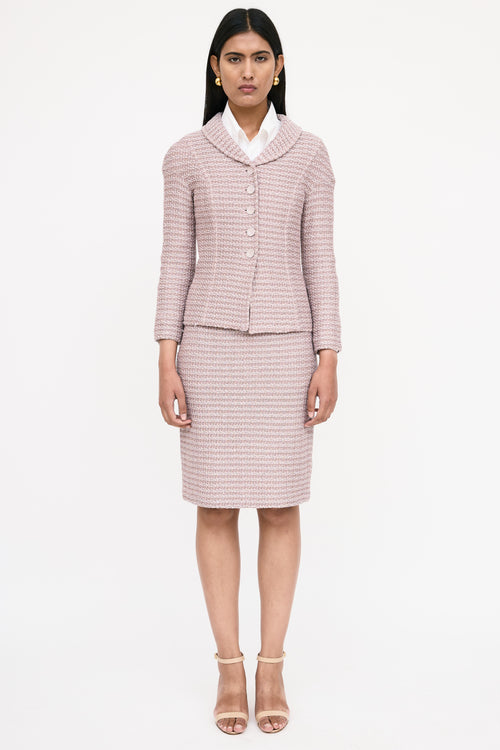 St.John Knit Tweed Co-Ord Set