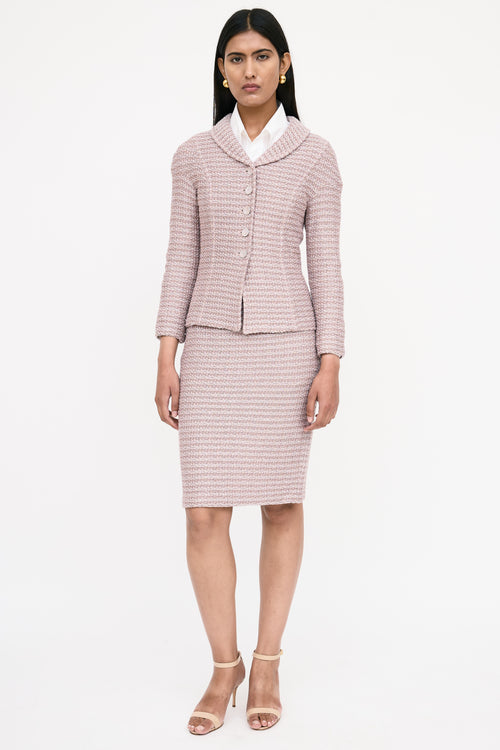 St.John Knit Tweed Co-ord Set