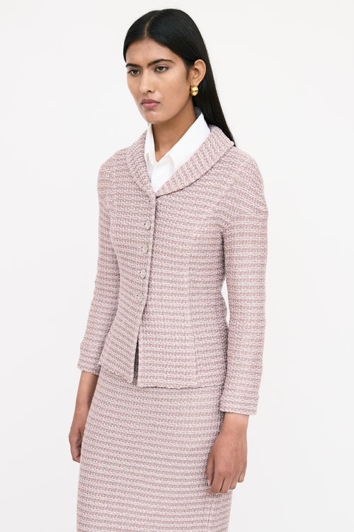 St.John Knit Tweed Co-ord Set