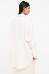 AMI Paris Striped Oversized Button Up Shirt