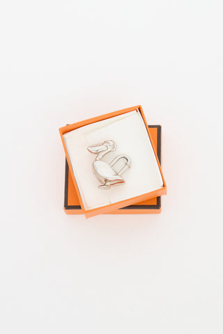 Hermès 1992 Palladium Cadena Lock