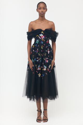Jason Wu Tulle Embroidered Dress