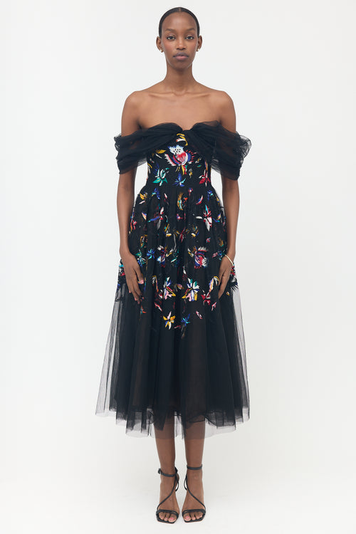 Jason Wu Tulle Embroidered Dress