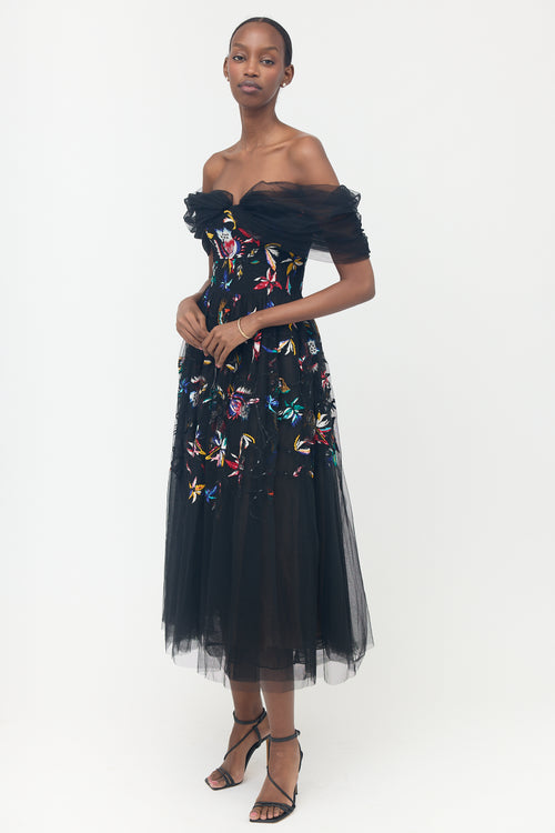 Jason Wu Tulle Embroidered Dress