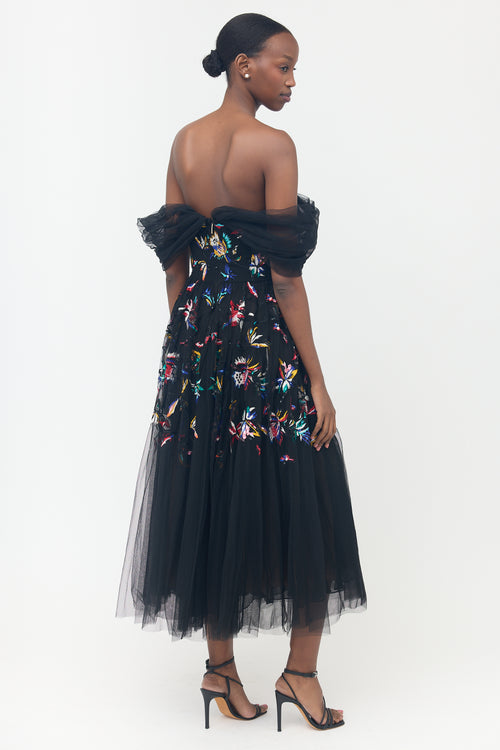 Jason Wu Tulle Embroidered Dress