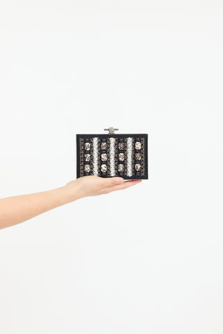 Jason Wu Satin Karlie Embellished Clutch