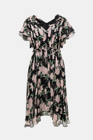 Jason Wu Silk Georgette Floral Dress
