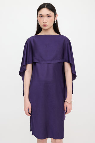 Jason Wu Satin Cape Dress