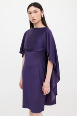 Jason Wu Satin Cape Dress