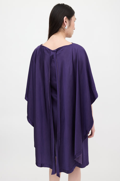Jason Wu Satin Cape Dress