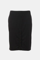 Jean Paul Gaultier 1990s Pinstripe Skirt