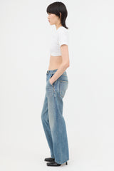 Jean Paul Gaultier Embroidered Logo Cropped T-Shirt