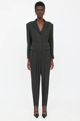 Jean Paul Gaultier Pleated Stirrup Jumpsuit