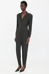 Jean Paul Gaultier Pleated Stirrup Jumpsuit