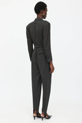 Jean Paul Gaultier Pleated Stirrup Jumpsuit