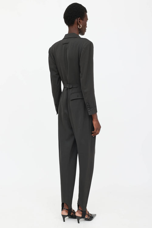 Jean Paul Gaultier Pleated Stirrup Jumpsuit