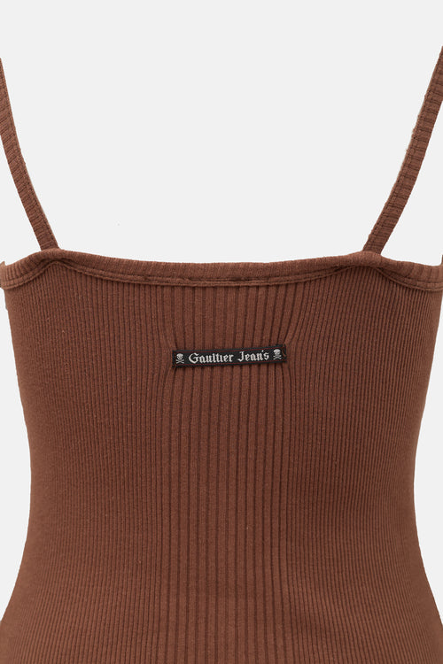 Jean Paul Gaultier Jean's Vintage Ribbed Tank Dress
