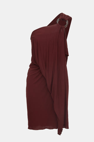 Jean Paul Gaultier Vintage One Shoulder Draped Dress