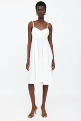 Jean Paul Gaultier Cotton Blend Sleeveless Dress