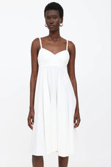 Jean Paul Gaultier Cotton Blend Sleeveless Dress