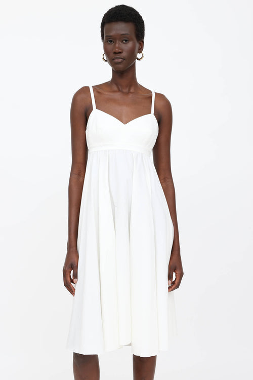 Jean Paul Gaultier Cotton Blend Sleeveless Dress