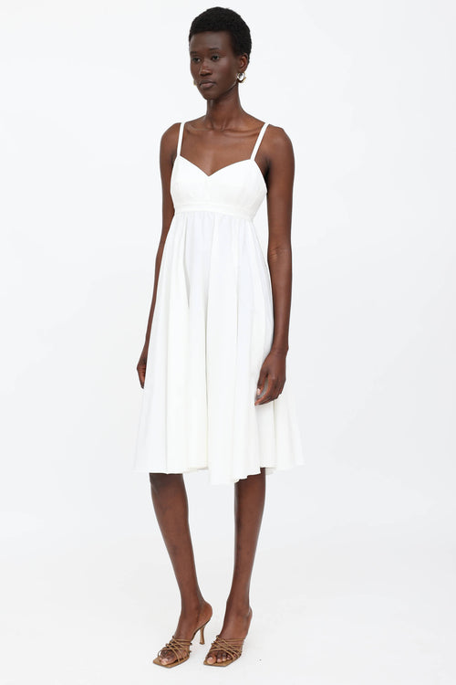 Jean Paul Gaultier Cotton Blend Sleeveless Dress