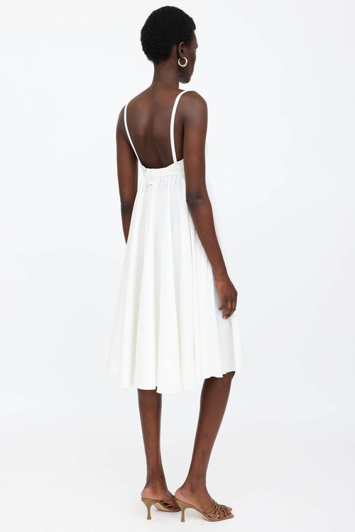 Jean Paul Gaultier Cotton Blend Sleeveless Dress
