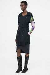 Jean Paul Gaultier Wool Knit Double Breasted Vest