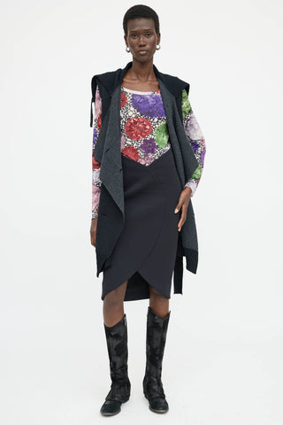 Jean Paul Gaultier Wool Knit Double Breasted Vest