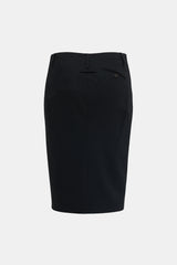 Jean Paul Gaultier Wool Slip Detail Skirt