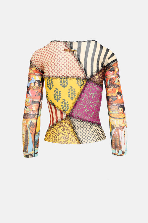 Jean Paul Gaultier Soleil C. 2000s Mesh Top