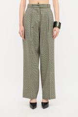 Jean Paul Gaultier 1980's Check Pleated Trouser