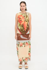 Jean Paul Gaultier 2000s Silk Floral Blouse