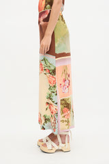 Jean Paul Gaultier 2000s Silk Floral Skirt