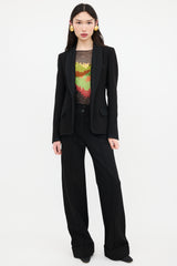 Jean Paul Gaultier Embroidered Shawl Blazer