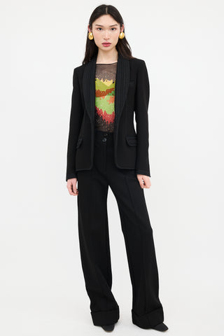 Jean Paul Gaultier Embroidered Shawl Blazer